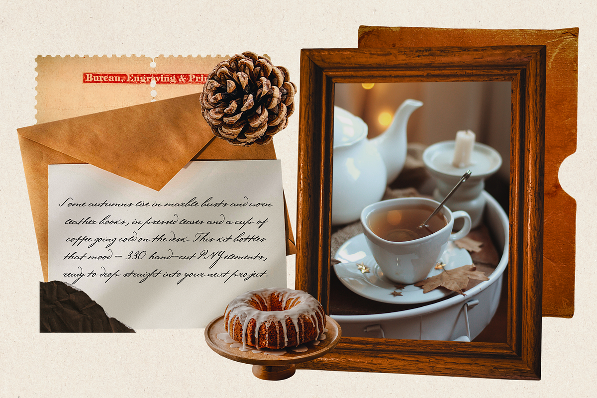 Autumn Academia - Vintage Clipart, an Object Graphic by JulsIst (Photo 2 of 10)