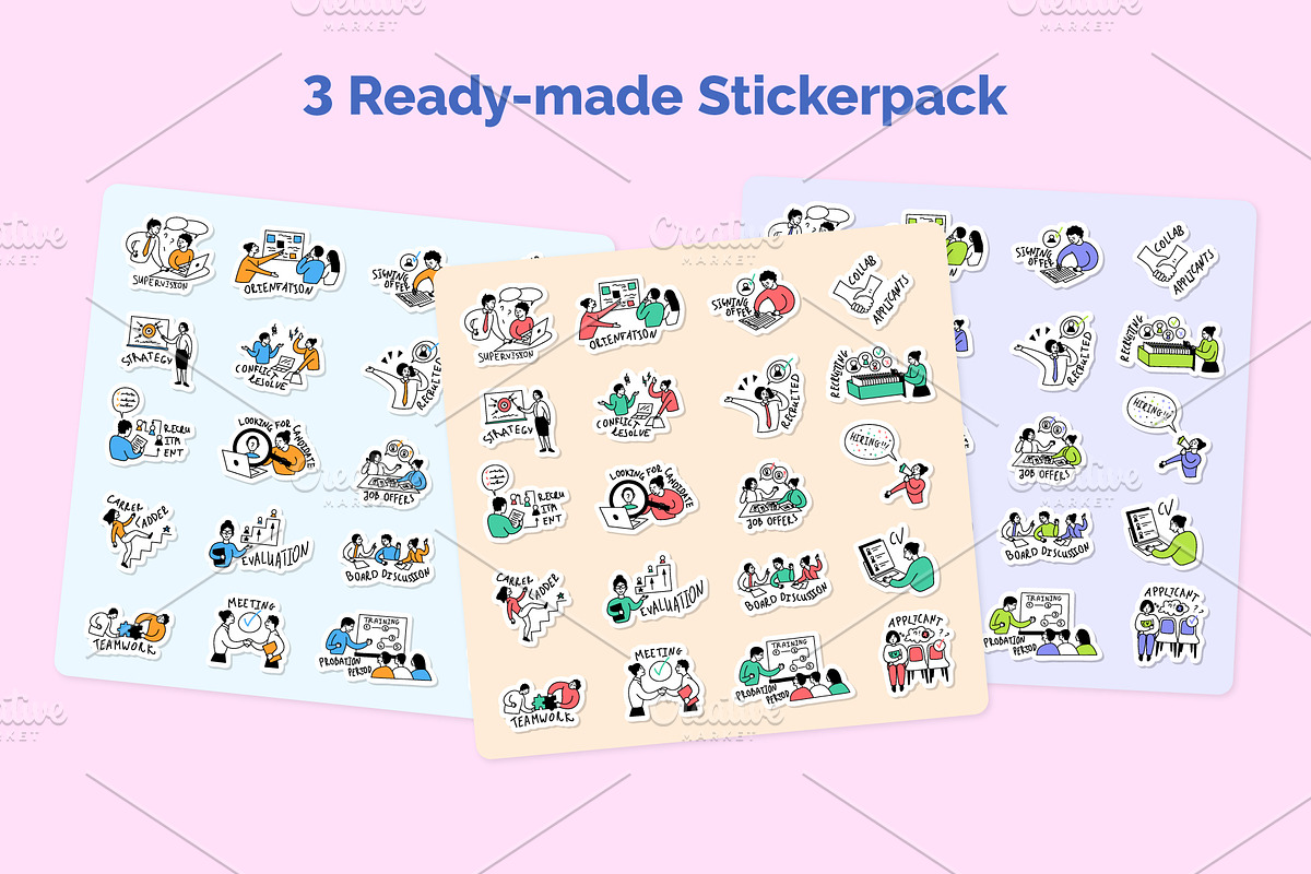 HR Management Situations Concept, an Object Graphic by 35lab (Photo 7 of 7)