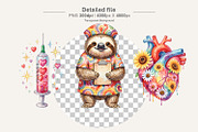 70s Groovy Nurse Sublimation PNG, an Illustration by Artnoy (Thumbnail 3 of 8)