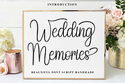 Wedding Memories, a Handwritten Font by FreshTypeINK (Thumbnail 1 of 8)
