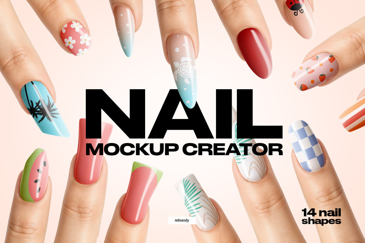 Nail Mockup Creator, a Mockup by rebrandy (Photo 1 of 10)