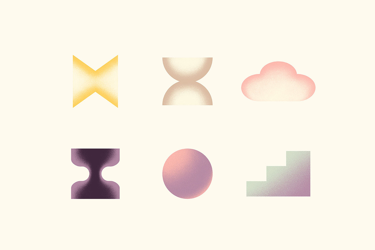Shapes & Grainy Gradients, an Object Graphic by Paulina Sara Design (Photo 11 of 14)