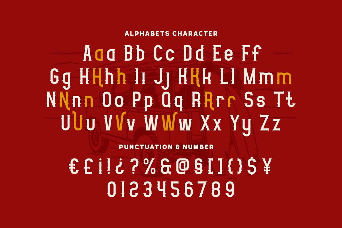 Bandeic - Vintage Serif Typeface, a Blackletter Font by Imoodev (Photo 5 of 5)
