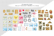 Postal clipart, blank postage stamps, an Object Illustration by Artmanata (Thumbnail 3 of 10)