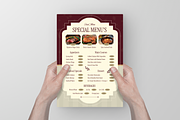 Elegant Floral Restaurant Menu, a Flyer Template by Annora Studio (Thumbnail 5 of 6)