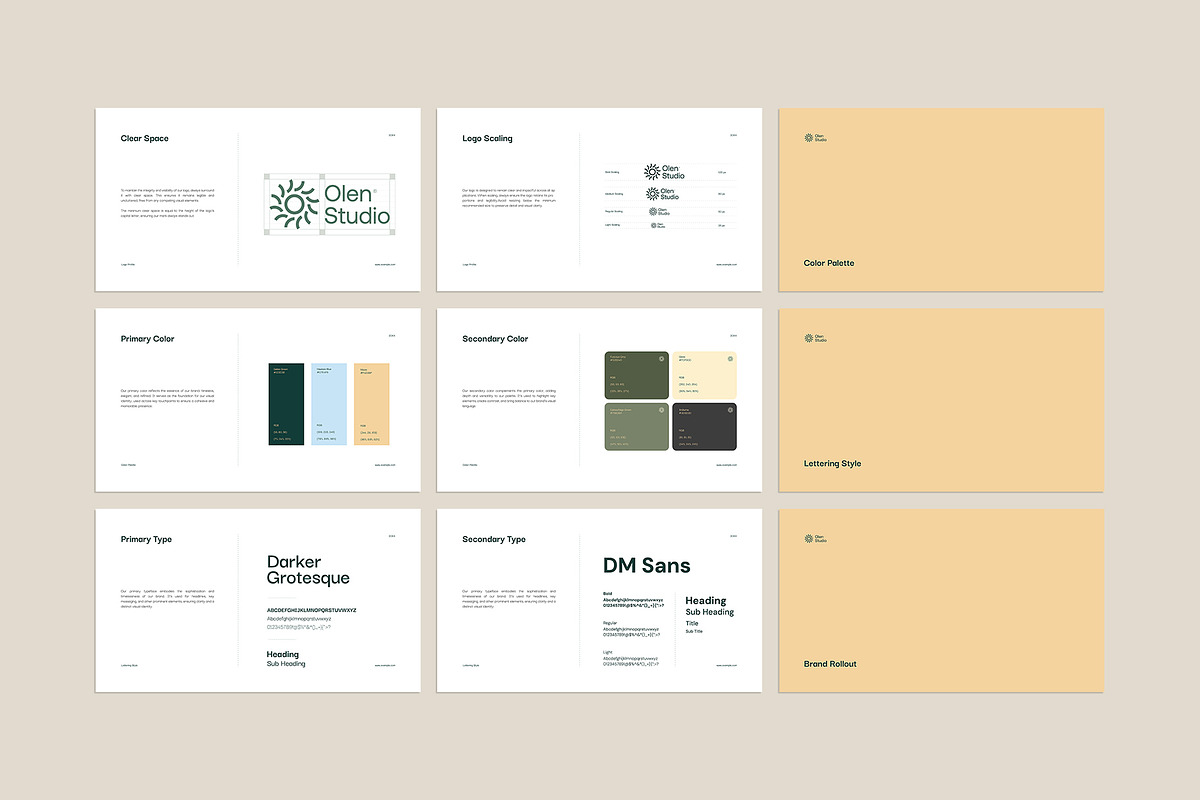 Brand Guidelines Template, a Branding & Logo Template by graphypix (Photo 4 of 7)