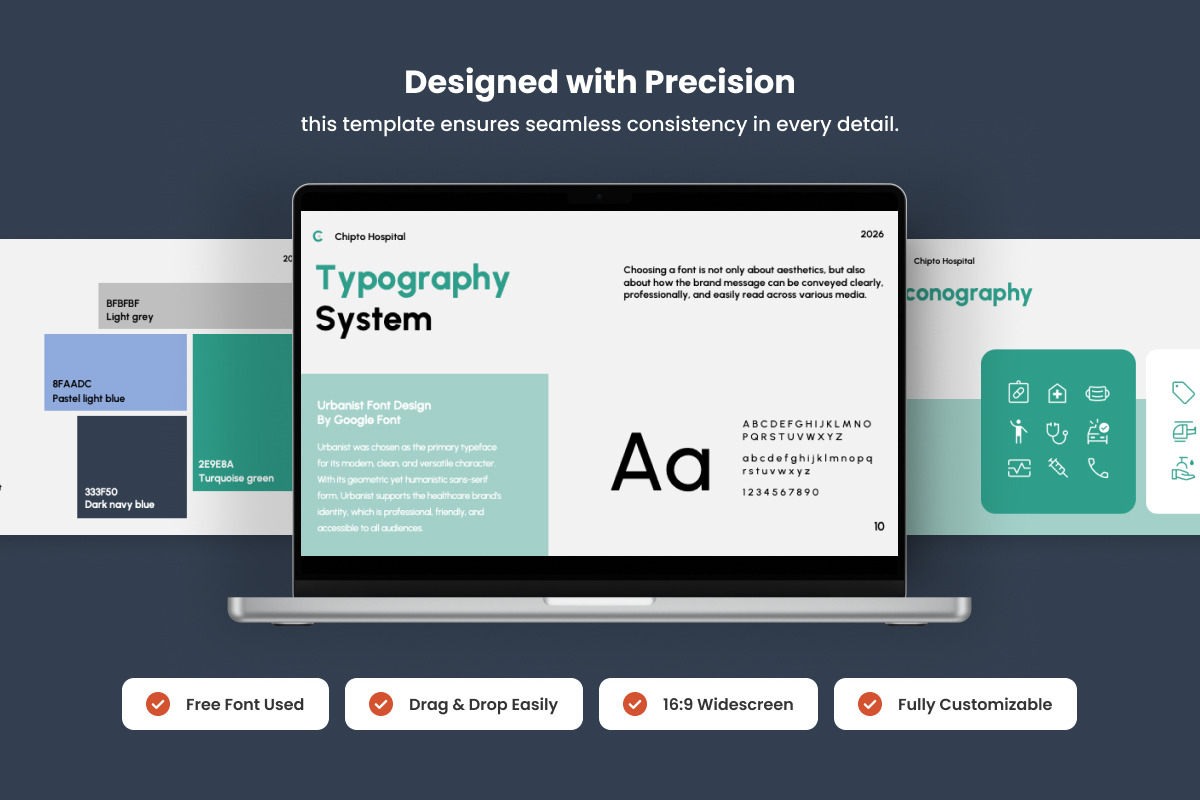 Healthcare Brand Identity PowerPoint preview 2