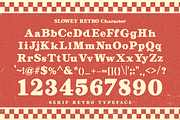 Slowey Retro - Playful Serif Display, a Serif Font by Pandeka Studio (Thumbnail 8 of 9)