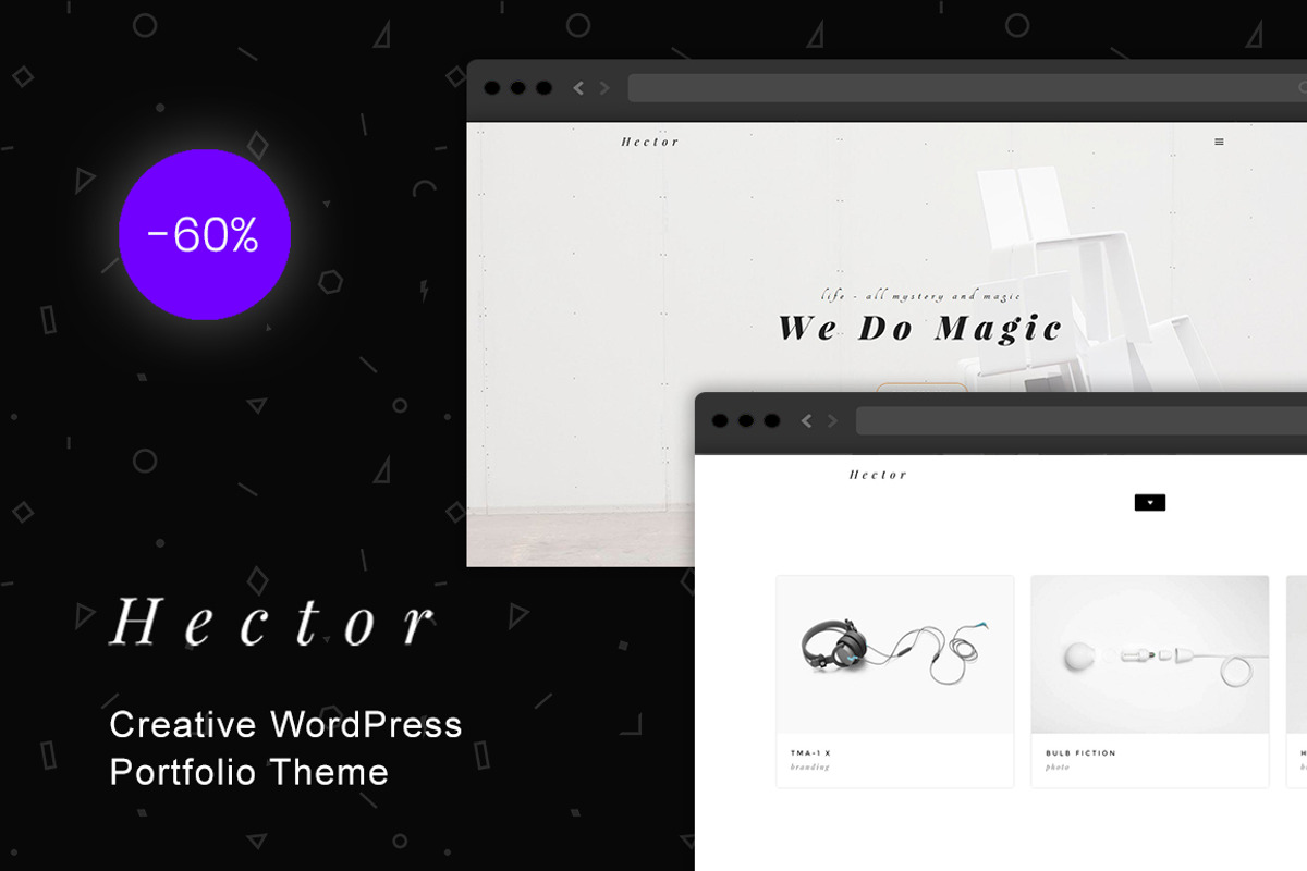 Hector - Creative WordPress Theme, a WordPress Template by IG Design