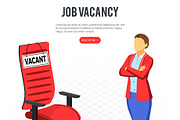 Job Vacancy Employment and Hiring, a Person Illustration by TAlex (Thumbnail 3 of 6)
