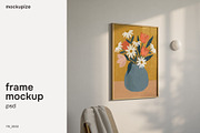 5x7 Side View Frame Mockup Natural, a Household Mockup by mockupize (Thumbnail 1 of 7)