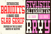 BANDITS - Western Slab Serif, a Slab Serif Font by JackType (Thumbnail 3 of 11)