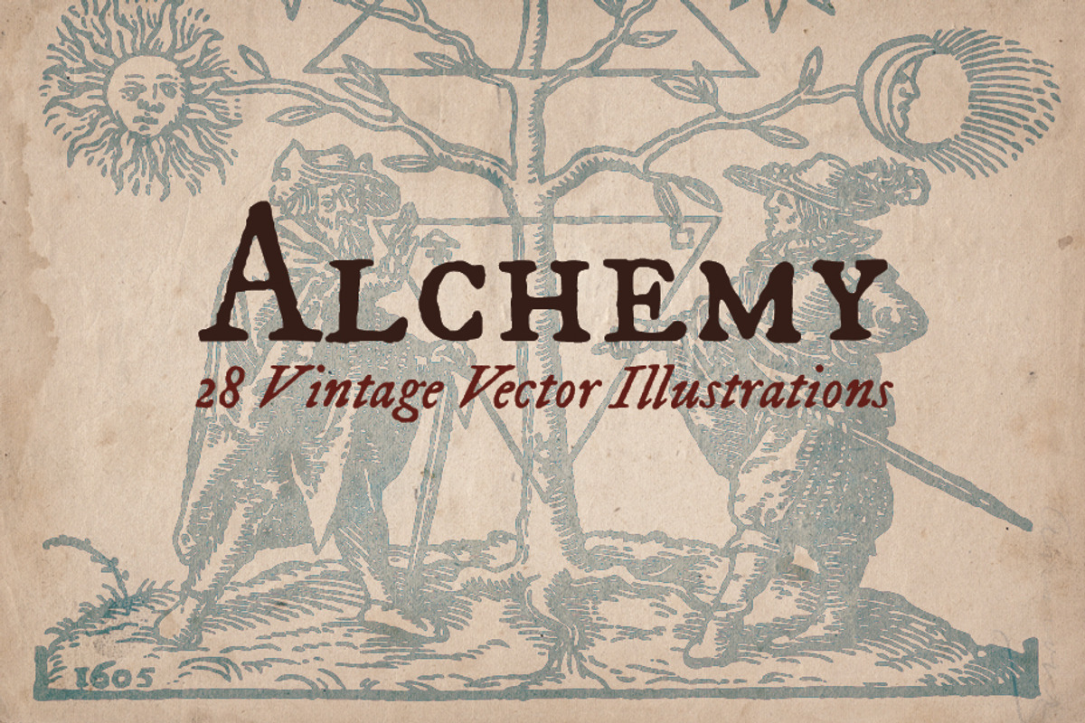 Vintage Illustrations - Alchemy, an Illustration by Mr Vintage (Photo 1 of 5)
