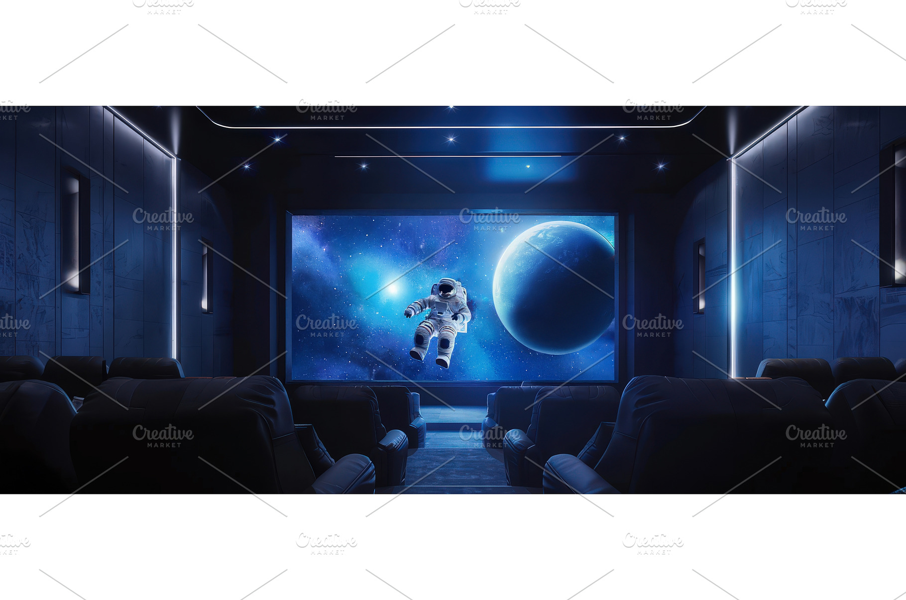 Modern home theater showing outer, a Technology Photo by piter.goskov