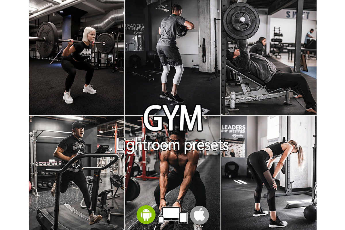 45 Moody Gym Lightroom Presets, a Preset Add-On by Presets by Yevhen (Photo 3 of 9)
