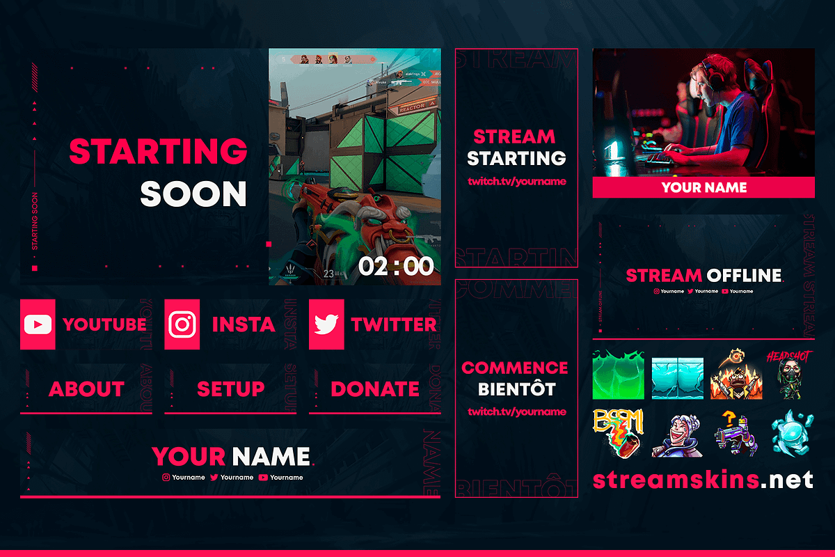FPS Twitch Overlay, a Templates & Theme by StreamSkins (Photo 4 of 5)