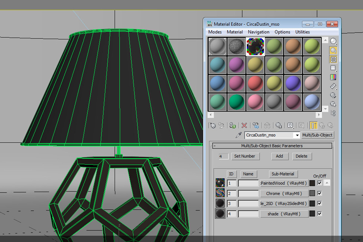 Dustin Dodecahedron table lamp, a Furniture 3D Model by WidhiMuttaqien (Photo 5 of 5)