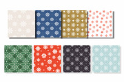 Christmas Snowflakes Clipart pattern, an Object Graphic by Riots Brush (Thumbnail 4 of 6)