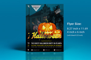 Halloween Flyer, a Flyer Template by graphicsunday