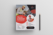 Roofing Experts Promotional Flyer, a Flyer Template by DesignOriel (Thumbnail 2 of 3)