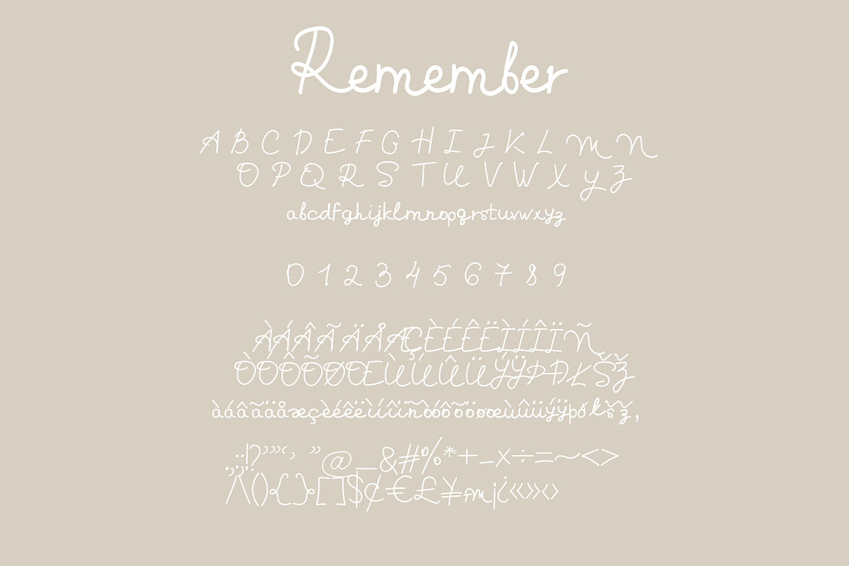 Remember, a Script Font by PudraART (Photo 9 of 10)