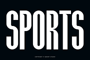 Asportong - Modern Sports Font, a Sans Serif Font by Iqsiart Studio (Thumbnail 2 of 8)