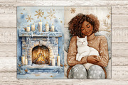 Cozy Winter Junk Journal Paper, a Person Illustration by GlamArtZhanna (Thumbnail 9 of 10)