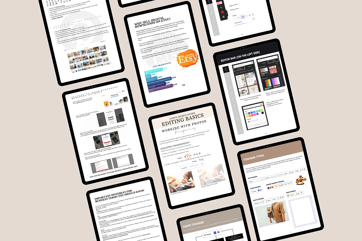MRR PLR Canva Training Course, a Marketing Template by Design By Hira (Photo 2 of 10)