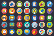 200 Flat School and Education Icons, a Duotone Icon by Creative Stall (Thumbnail 6 of 6)