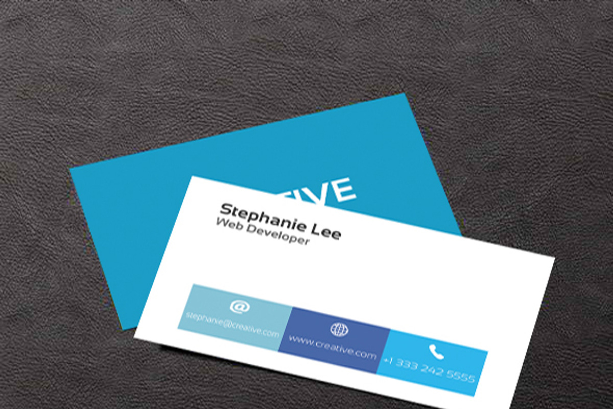 Corporate Business Card, a Business Card Template by erikadesign (Photo 2 of 2)