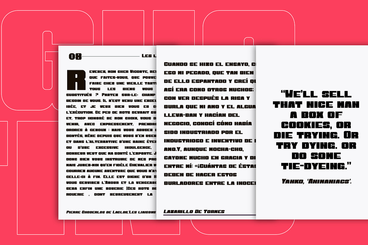 Agustino Chunky Font, a Blackletter Font by LTNG STUDIO (Photo 6 of 10)