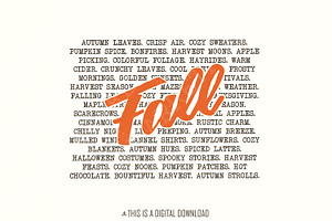 Fall Words Png, Cozy Season Png