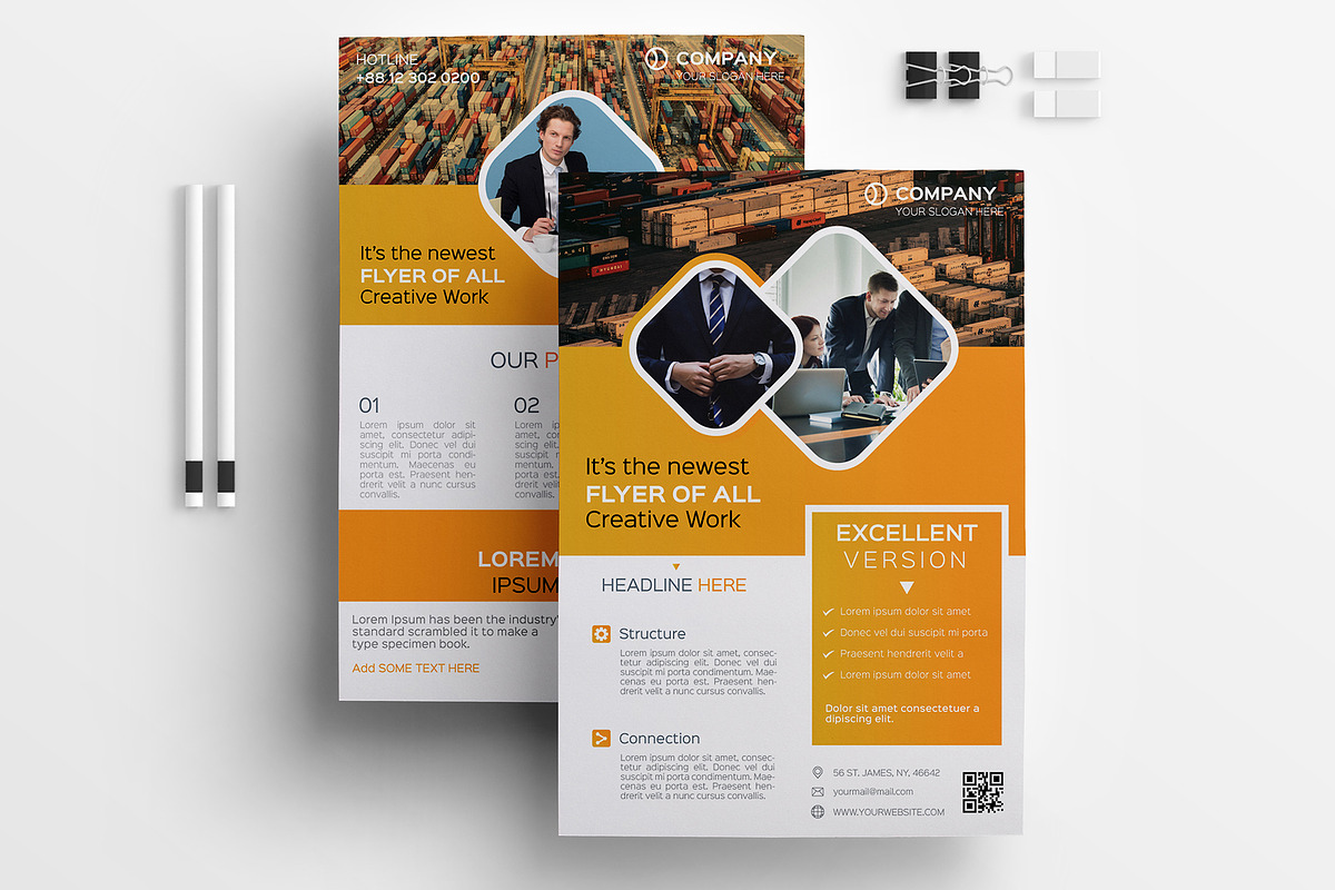 Corporate Flyer, a Flyer Template by ideaz_sabbir (Photo 8 of 11)