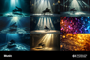 Music. Collection, a Decorative Illustration by Handmadefont (Thumbnail 11 of 13)