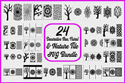 Decorative Tree Floral Nature Tile, a Decorative Illustration by Artivon (Thumbnail 1 of 23)