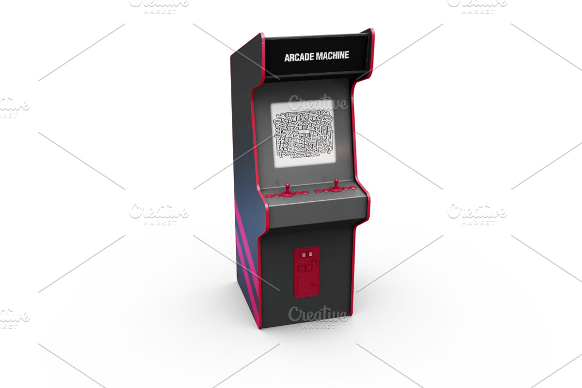 Arcade Game Machine Mockup, a Product Mockup by PixelMockup (Photo 10 of 17)