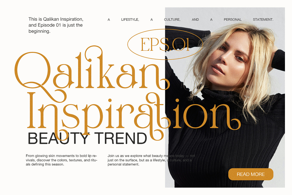 Jinglan Elegant Ligature Serif Font, a Serif Font by Elegant Font (Photo 5 of 8)