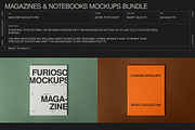 Magazines & Notebooks Mockup Bundle, a Books & Magazine Mockup by FURIOSO mockups (Thumbnail 4 of 14)