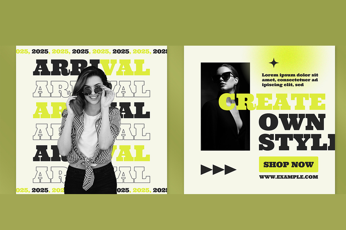Street Fashion Social Media Post, a Social Media Template by ContestDesign (Photo 3 of 4)