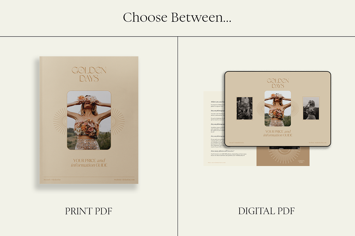 Elegant | Photo Price Guide Canva, a Templates & Theme by Studio Leelou (Photo 3 of 9)