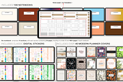 All-in-One Digital Planner- Beige, a Templates & Theme by Plamarplanners (Thumbnail 10 of 10)