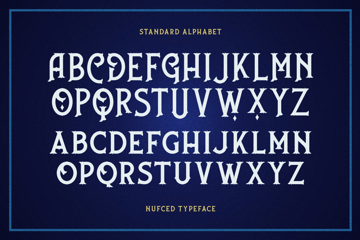Nufced Typeface preview 7
