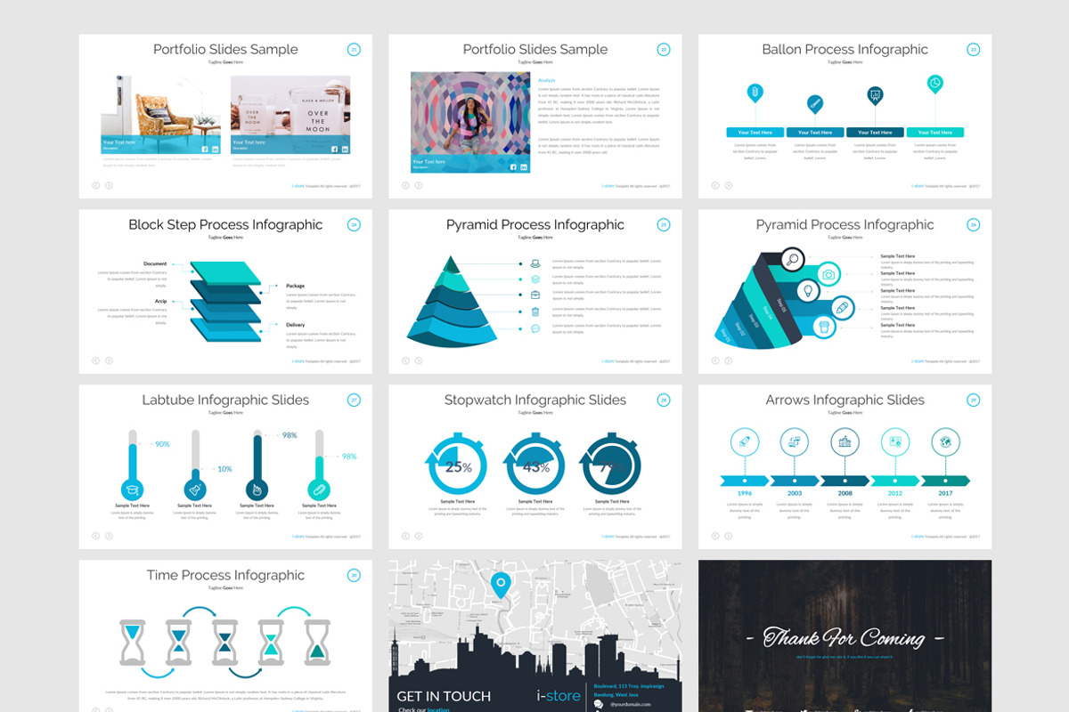i-Store - Powerpoint Template, a Presentation Template by inspirasign