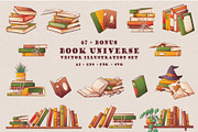 Book Universe Set, an Education Illustration by Bloom Art (Thumbnail 1 of 9)