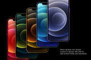 iPhone 12 Pro Mockup, an iPhone Mockup by GraphicValley (Thumbnail 9 of 10)