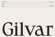 CS Gilvar – Classic Serif Font, a Serif Font by Craft Supply Co. (Thumbnail 1 of 8)