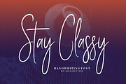 Stay Classy - Font Family, a Script Font by Solidtype (Thumbnail 1 of 16)