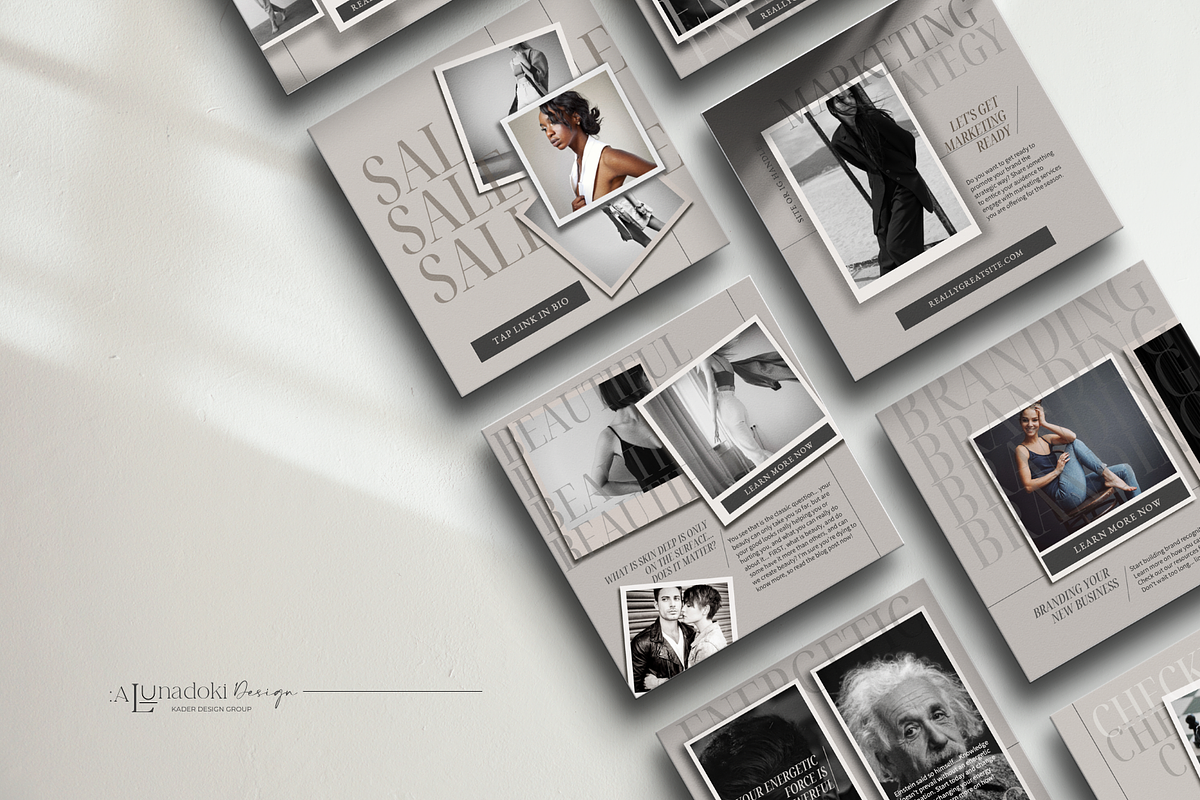 The Republic Canva IG Bundle, a Social Media Template by ALunadoki Design (Photo 2 of 9)