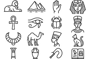 Exploration of ancient Egyptian, an Object Illustration by ZinetroN