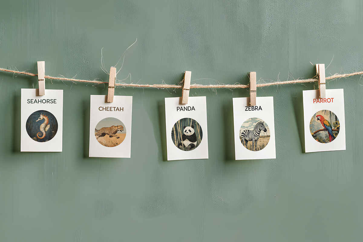 Fable - Animal Flashcards, a Card Template by CinderHeart Designs (Photo 6 of 6)